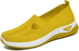 Women's Orthopedic Mesh Walking Shoes Athletic Sport Running Sneakers Slip-on Cozy Breathable