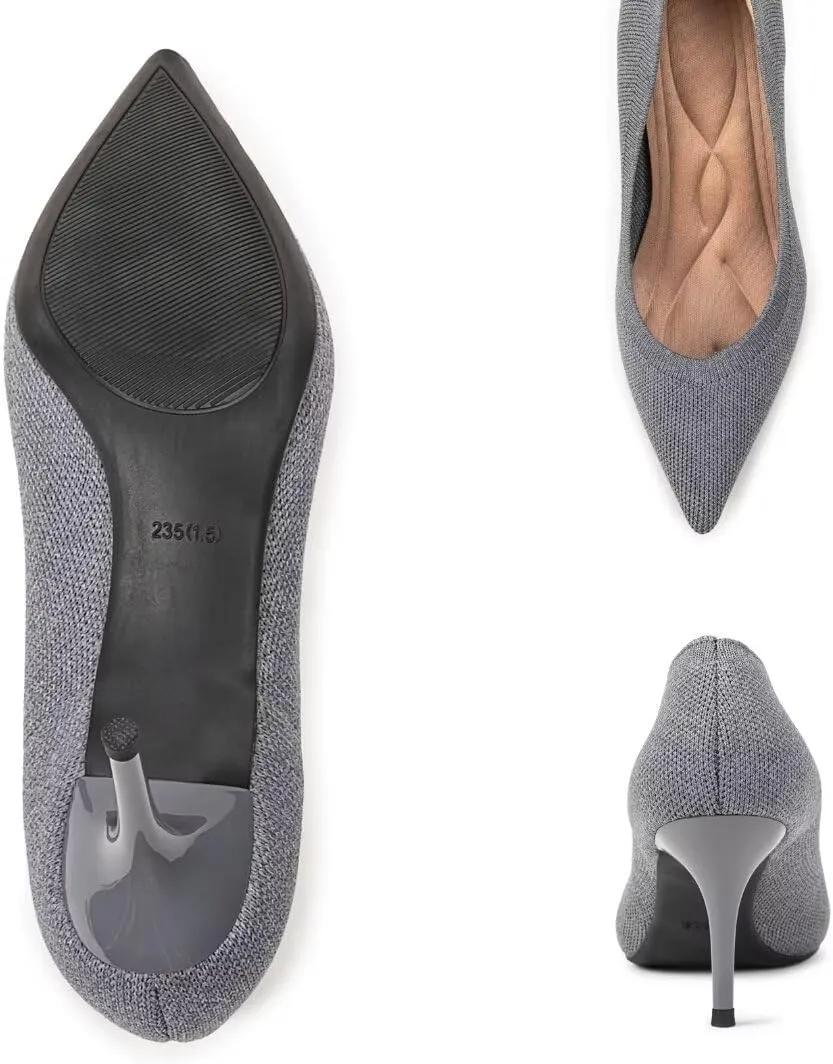 Women's Pumps Pointed Toe Kitten Heel Slip On Dressy Casual Shoes