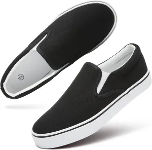 Women's Slip on Shoes Canvas Sneakers Loafers Non Slip Shoes Low Top Casual Shoes