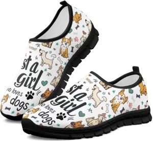 Women's Slip On Shoes Casual Low Top Flat Sneakers Non-Slip Comfort Breathable Footwear for Walking Tennis