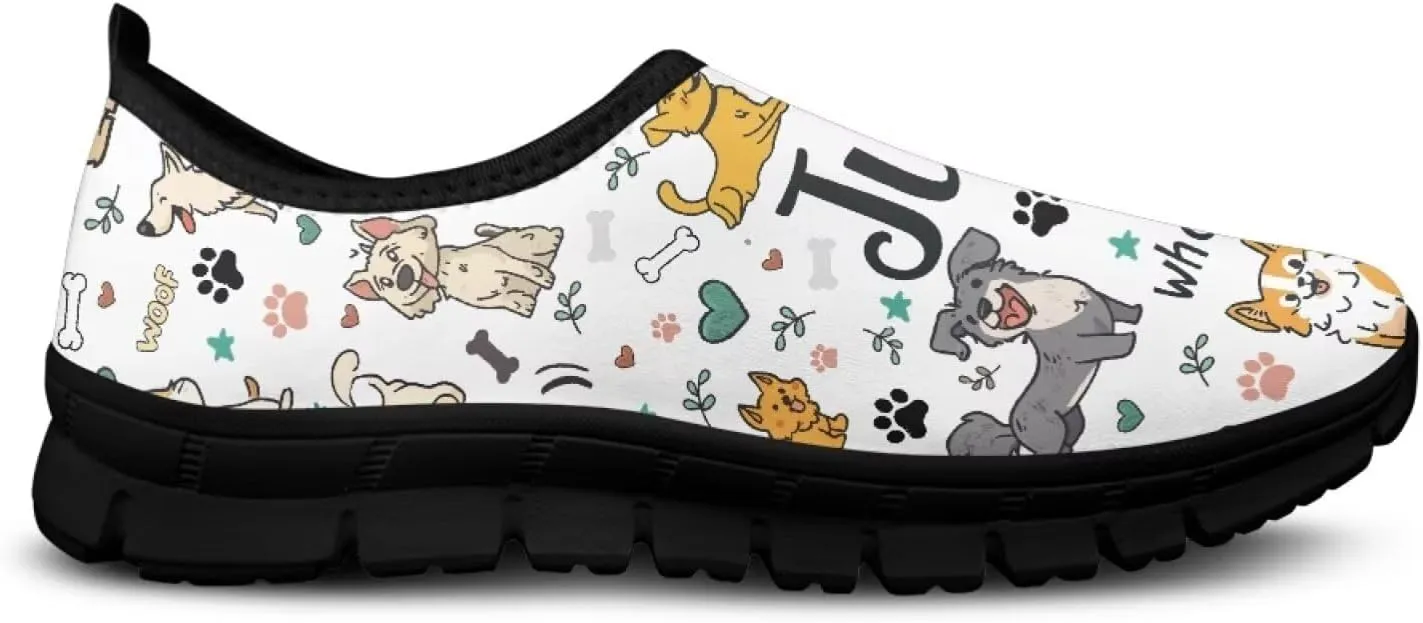 Women's Slip On Shoes Casual Low Top Flat Sneakers Non-Slip Comfort Breathable Footwear for Walking Tennis