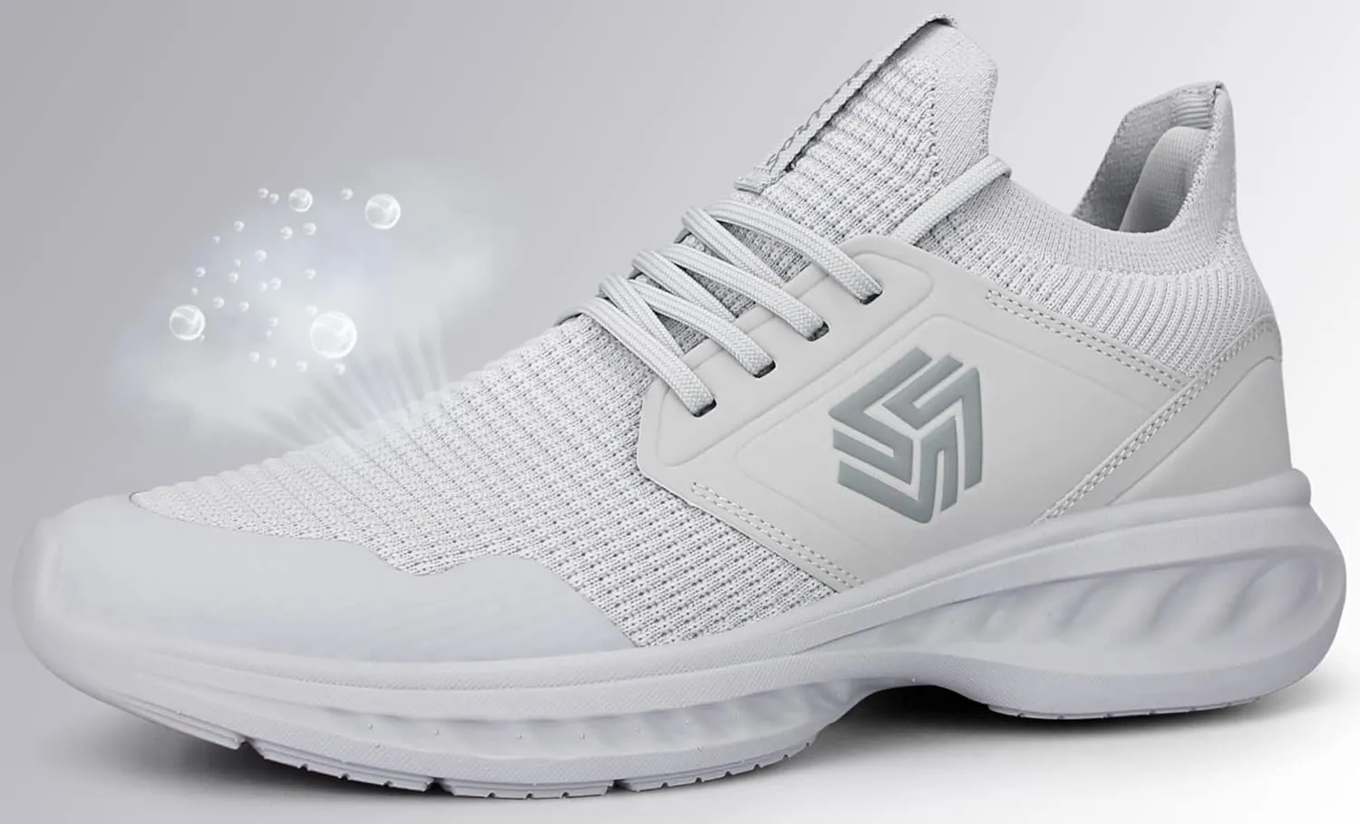 Womens Slip On Walking Shoes Non Slip Running Shoes Breathable Workout Shoes Lightweight Gym Sneakers