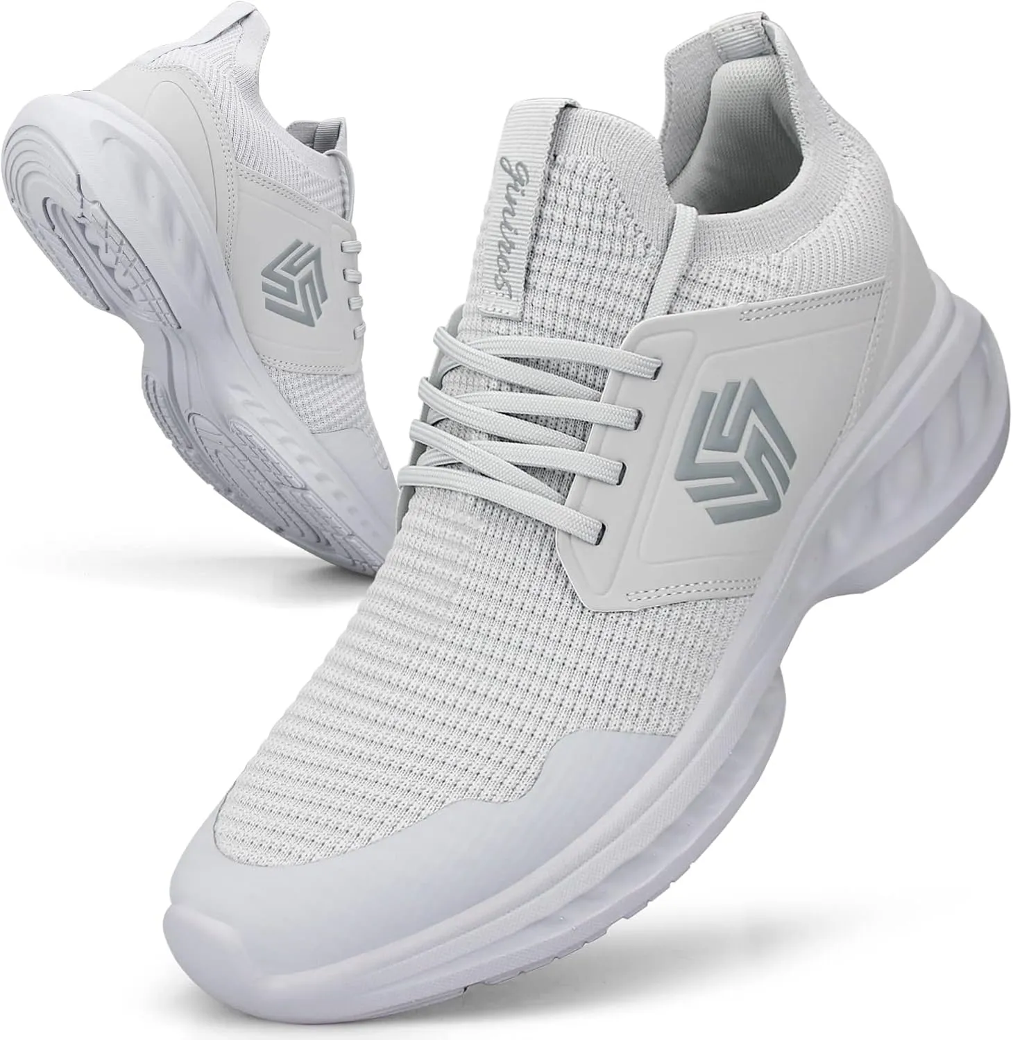 Womens Slip On Walking Shoes Non Slip Running Shoes Breathable Workout Shoes Lightweight Gym Sneakers