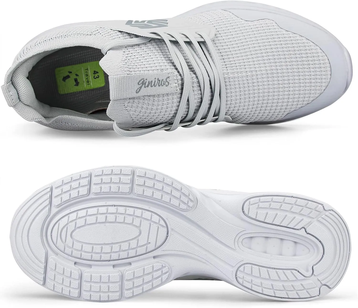 Womens Slip On Walking Shoes Non Slip Running Shoes Breathable Workout Shoes Lightweight Gym Sneakers