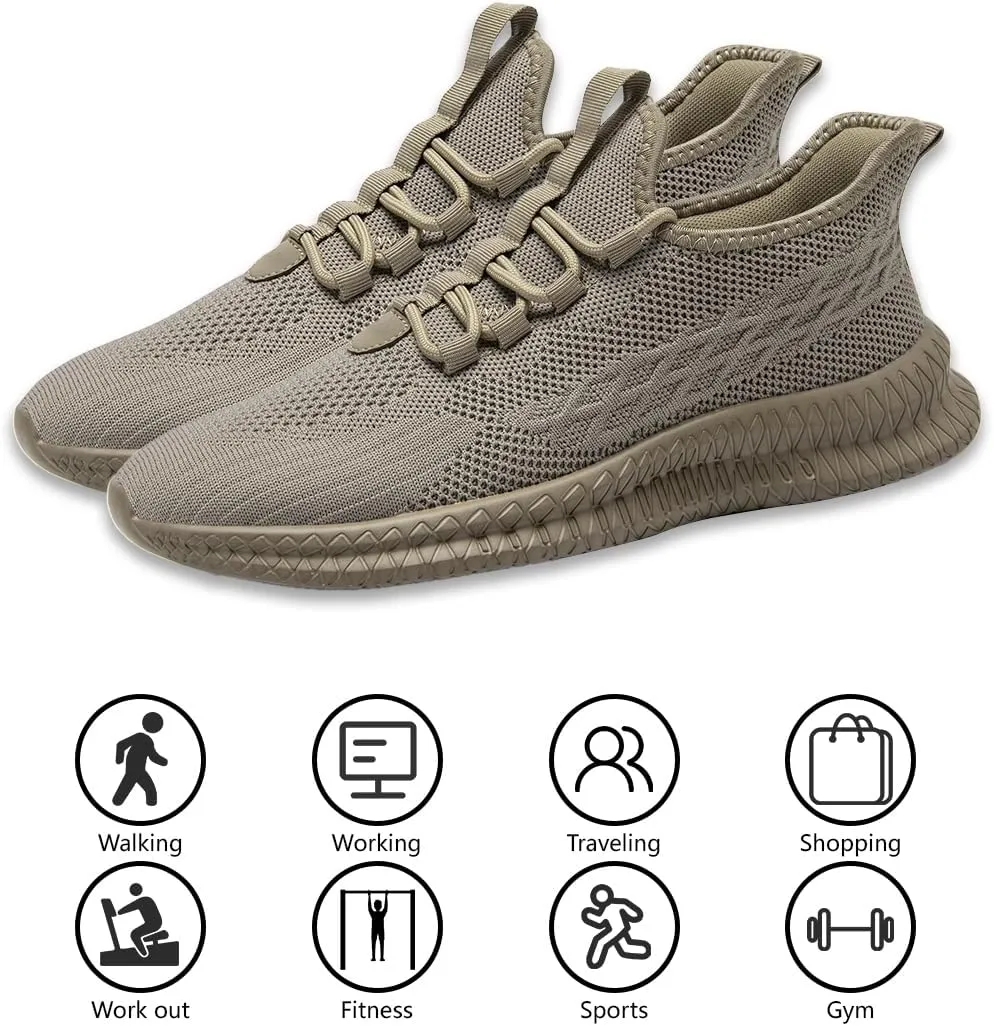 Womens Slip On Walking Shoes Ultra Light Breathable Running Comfortable Casual Fashion Sneakers Mesh Gym Workout Sports