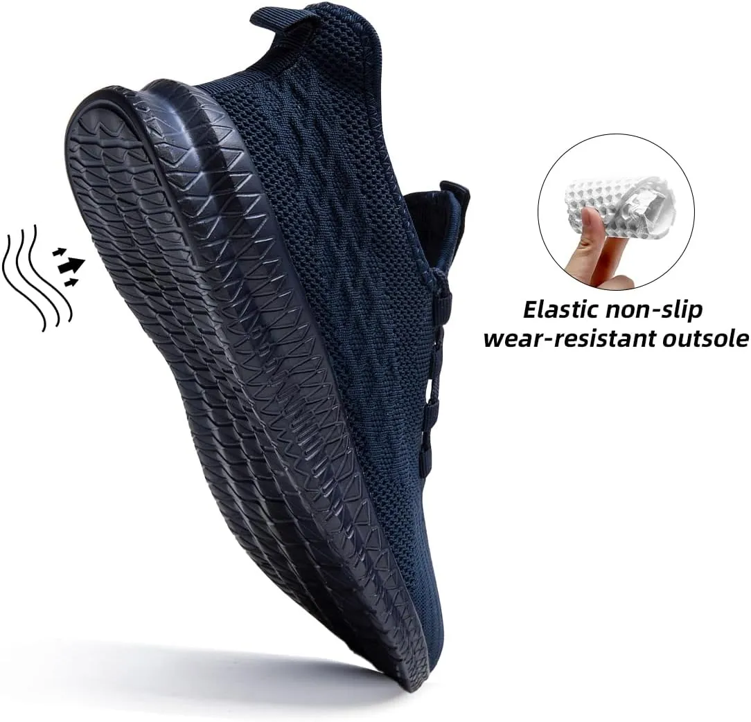 Womens Slip On Walking Shoes Ultra Light Breathable Running Comfortable Casual Fashion Sneakers Mesh Gym Workout Sports