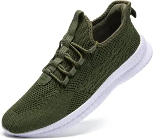 Womens Slip On Walking Shoes Ultra Light Breathable Running Comfortable Casual Fashion Sneakers Mesh Gym Workout Sports