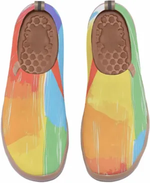 Women's Travel Walking Shoes Knit Slip On Casual Loafers