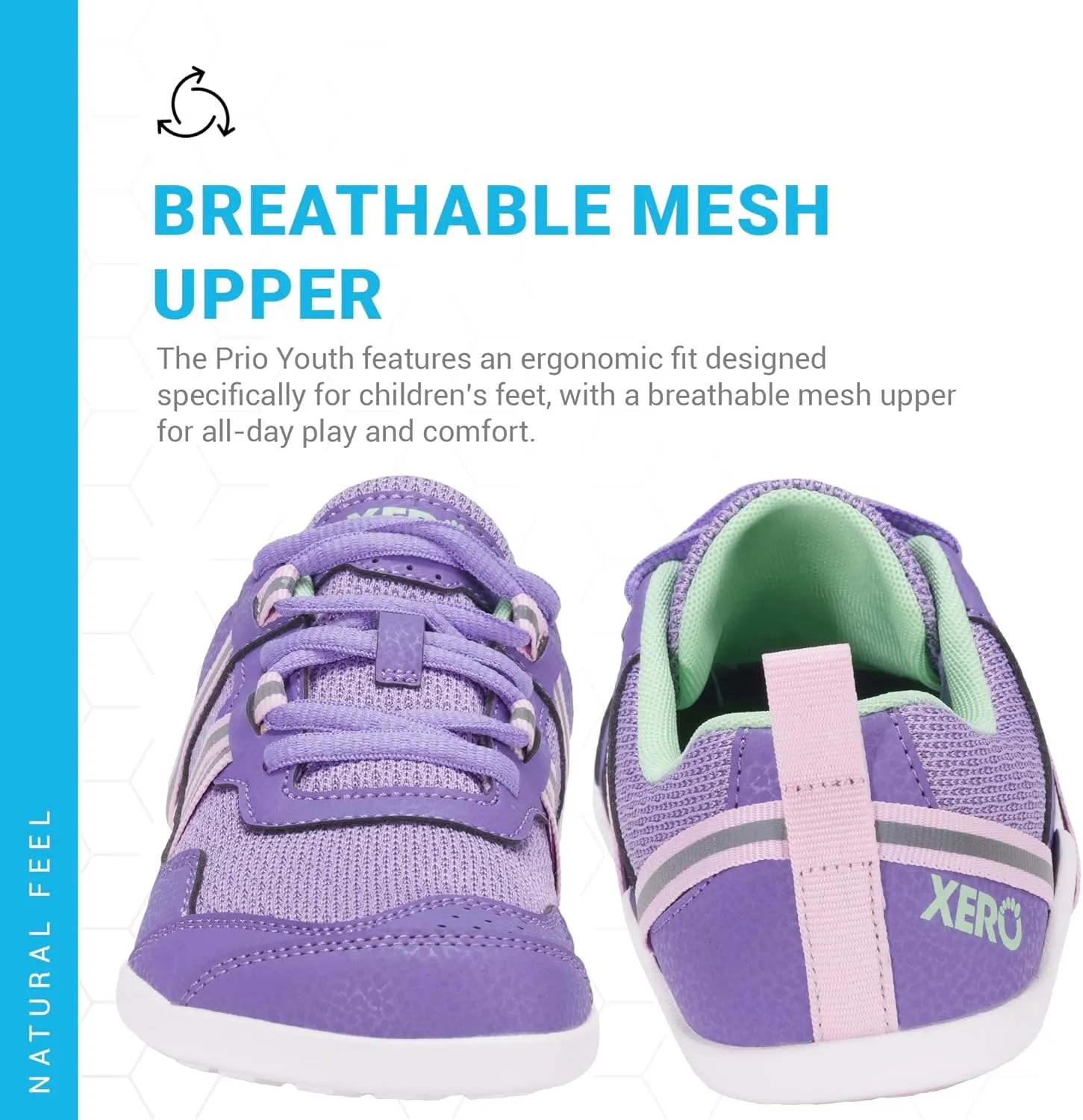 Xero Shoes Kids' Prio Cross Training Shoe - Lightweight Zero Drop, Barefoot