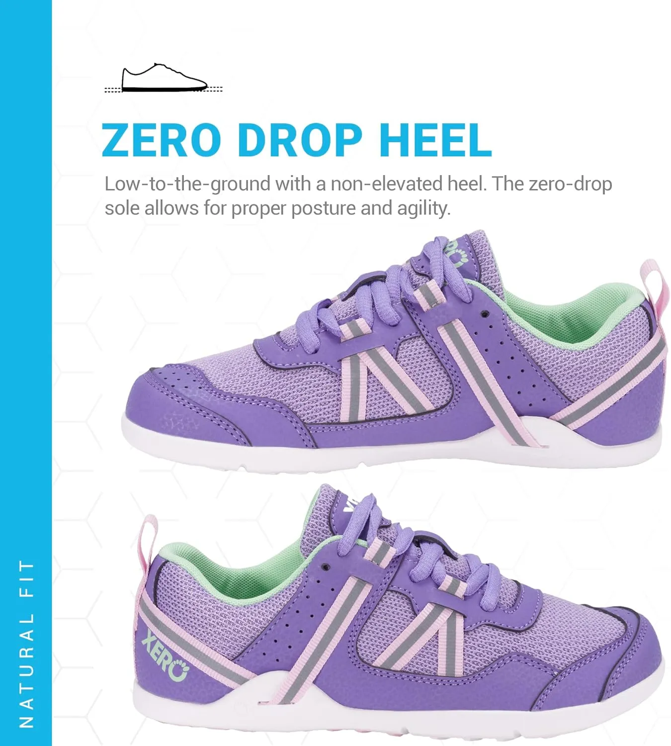 Xero Shoes Kids' Prio Cross Training Shoe - Lightweight Zero Drop, Barefoot