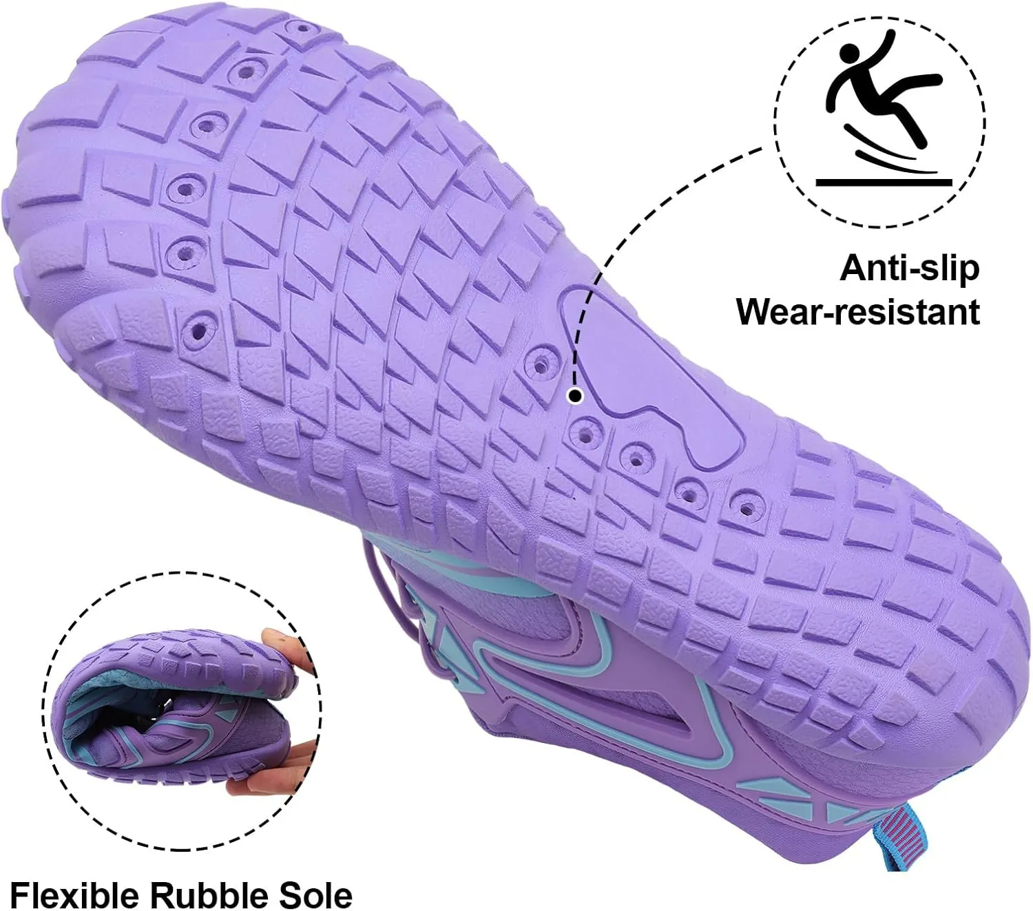 XIHALOOK Athletic Hiking Water Shoes Womens Mens Quick Dry Barefoot for Beach Walking Kayaking Surfing Training