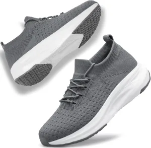 YHOON Womens Slip on Walking Shoes Comfort Sock Shoes Non Slip Mesh Casual Running Sneakers