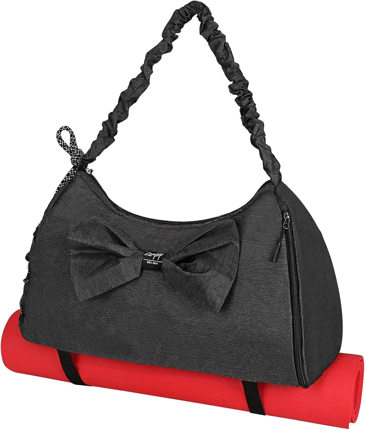 Yoga Gym Bags for Women,Butterfly Shoulder Bag with Shoes Compartment & Wet Dry Storage Pockets & Adjustable Yoga Mat Holder