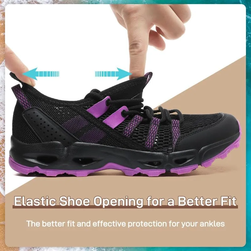 ziitop Womens Hiking Water Shoes for Women Quick Dry Outdoor Sport Sneakers Non Slip Lightweight Breathable Summer Trekking and Walking Climbing Shoe